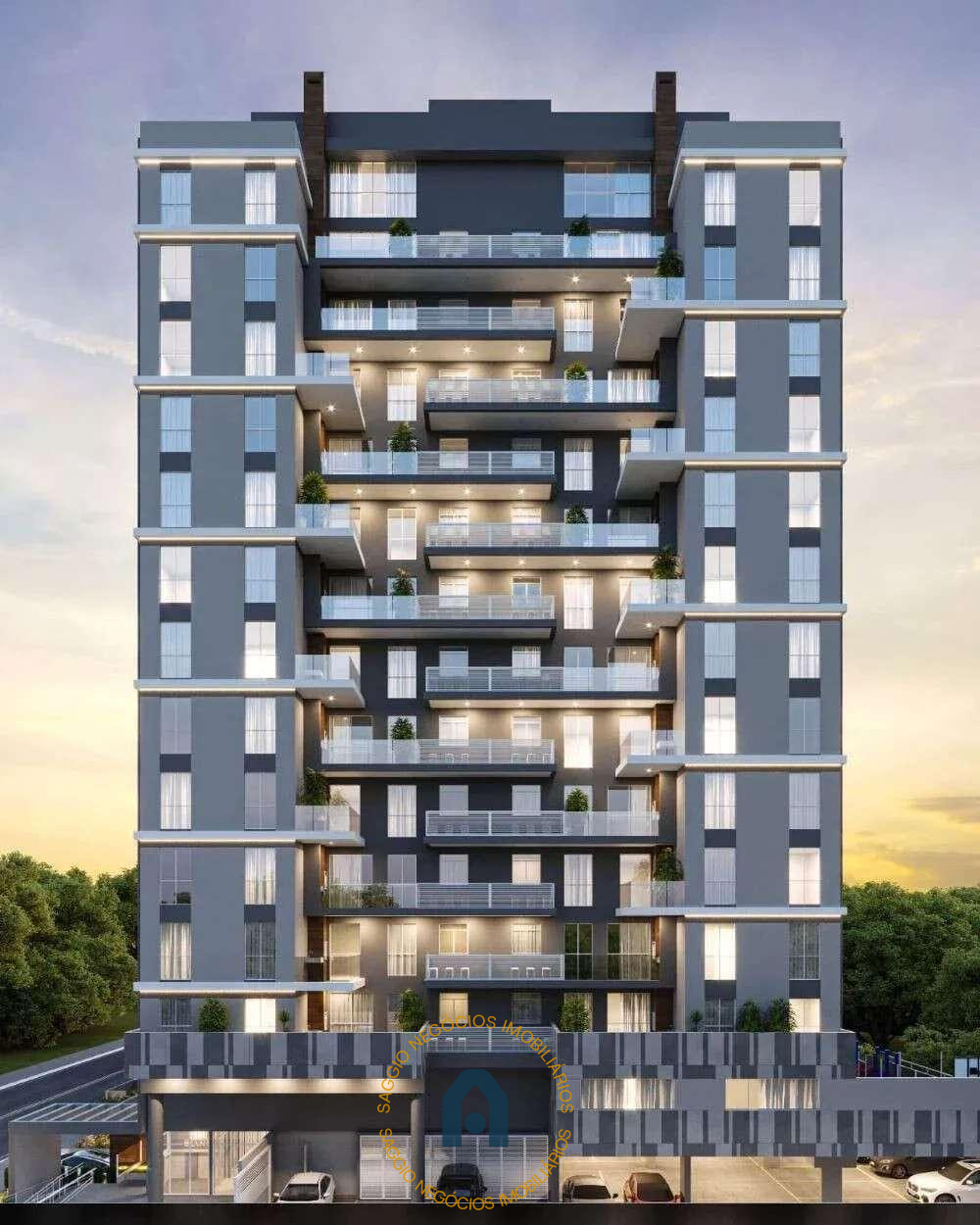 Apartamento Garden à venda em São José dos Pinhais, São Pedro, com 3 quartos, 103,72m²